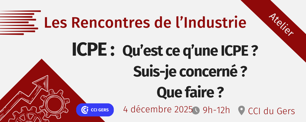 Atelier ICPE CCI GERS 